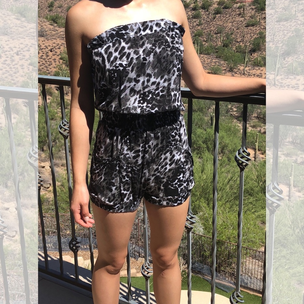 Animal Print Romper